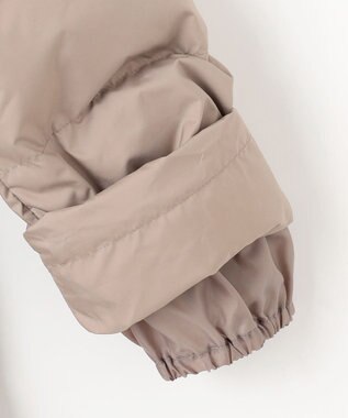 ANY 【洗濯機可/フード取り外し可能/撥水】楽映えリッチロング丈ダウン モカ