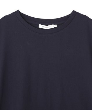 AMERICAN HOLIC 【WEB限定】袖チュールサイドスリットプルオーバー Navy