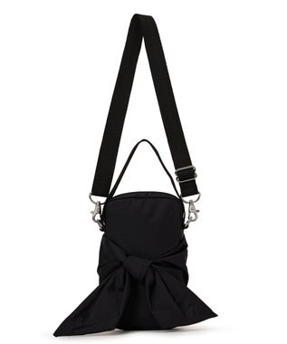 LeSportsac BOW MINI PHONE CROSSBODY/ブラックボウズ ブラックボウズ