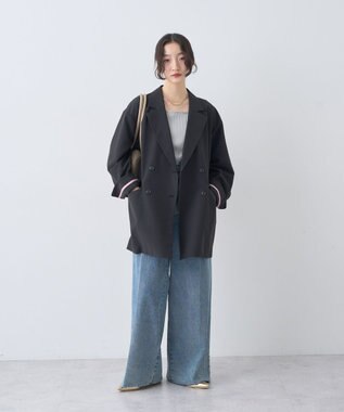 earth music&ecology 【セットアップ可】BIGジャケット Black