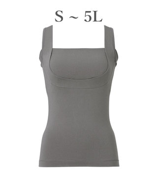 BRADELIS New York 【BRADELIS NewYork peace】綿混楽々dailyブラキャミ25 ノンワイヤー 補正下着 カップ付き キャミソール ブラトップ