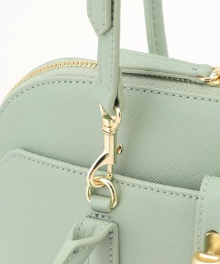 J.PRESS LADIES 【WEB限定カラーあり・ショルダー付き】purse バッグ ライトグリーン系