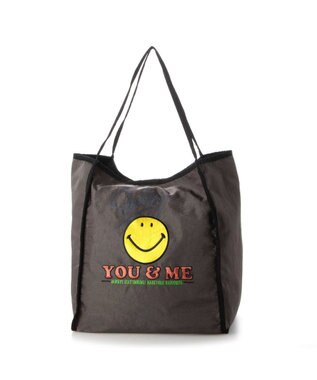 UNBILLION カシュカシュ cachecache / スマイル柄刺繍トートバッグ