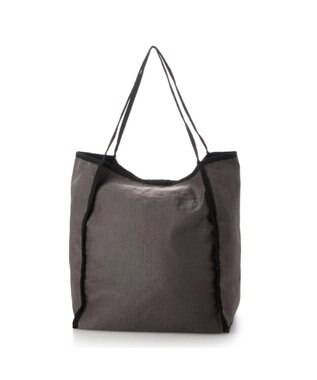 UNBILLION カシュカシュ cachecache / スマイル柄刺繍トートバッグ GY