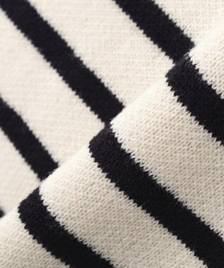 CRAFT STANDARD BOUTIQUE パネルボーダーニットプルオーバー Border Ivory