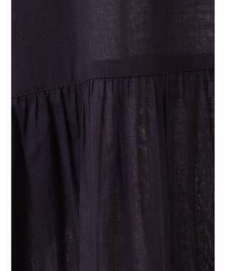 CRAFT STANDARD BOUTIQUE インド綿ティアードマキシワンピース Purple