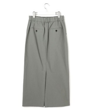 23区 L 【先行予約】スラブツイルストレッチ Iライン スカート カーキ