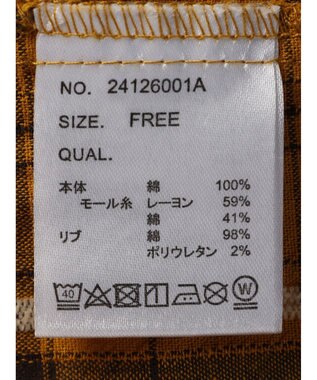 CRAFT STANDARD BOUTIQUE 先染めチェック（小）バンドカラー袖ＲＩＢ　ＯＰ Black