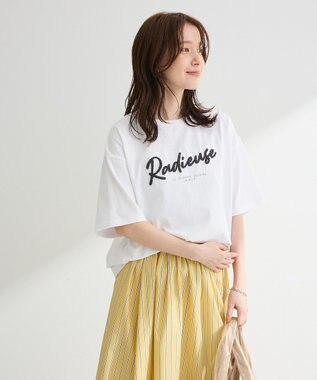 Green Parks さがら刺繍Ｔシャツ White