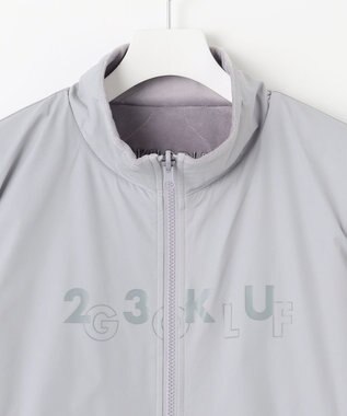 23区GOLF 【UNISEX】リバーシブル トラックジャケット ライトグレー系