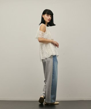 GRACE CONTINENTAL レイヤードレーストップ キナリ