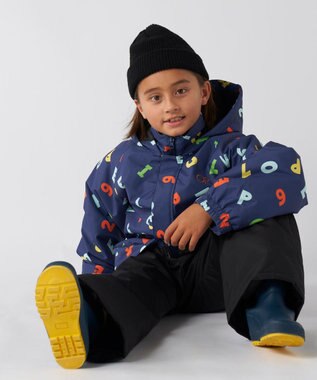 OP／FILA 【ocean pacific】スノーウェア上下セット サイズ調整機能付き ネイビー