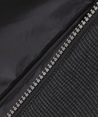 J.PRESS LADIES S ハウンドトゥース&グレンチェック ショート ダウンコート ライトグレー系3