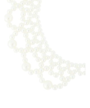 Green Parks ・ＨＡＬＦ　ＴＩＭＥ　パールカラーネックレスＣ White