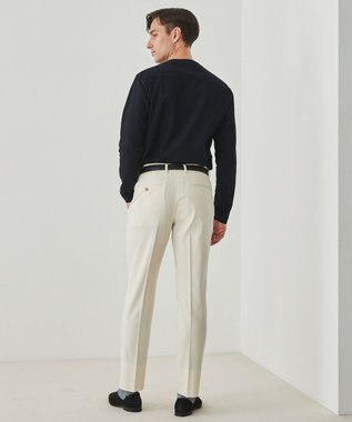 GOTAIRIKU ジャケットのインナーに最適【WEB&一部店舗限定】キレイ目 鹿の子 ビズ長袖Tシャツ ネイビー系