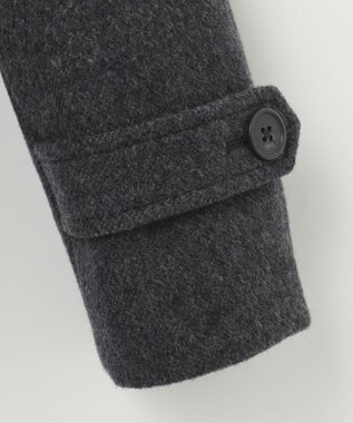 J.PRESS LADIES L ショートビーバー スタンドカラー コート グレー系