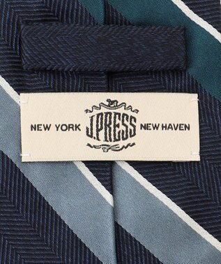 J.PRESS MEN 【STRUCTURE MIX COLLECTION】レジメンタル ネクタイ ネイビー系1