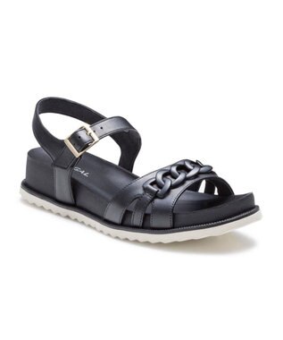 REGAL FOOT COMMUNITY 【リーガルレディース】F45R フットベッドサンダル サンダル ブラック