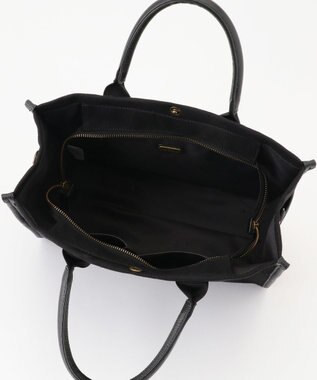 LA BAGAGERIE クラシックヨコナガトート ブラック×ブラック