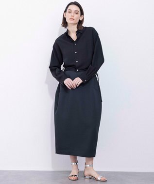 NAVE 【Nave・セットアップ可/洗える/吸水速乾】ドライチノ スカート ブラック系