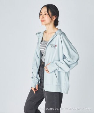 OP／FILA 【Ocean Pacific×ハローキティ】ラッシュパーカー グレー