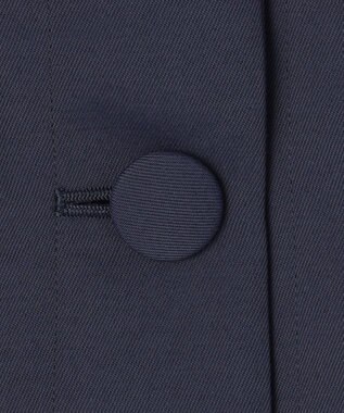 #Newans 【シワになりにくい】〈花乃まりあさんコラボ〉クロップドシャツジャケット ネイビー