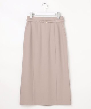 ANY SIS スマートビューティストレッチベルト スカート グレージュ