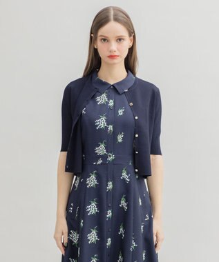 TOCCA 【洗える！】HONEY DEW カーディガン ネイビー系