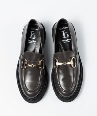 BONTRE 【LucaGrossi/ルカグロッシ】厚底ビットローファー グレー