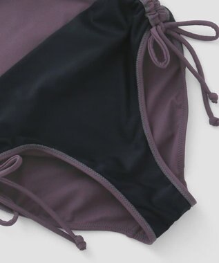 San-ai Resort（三愛水着楽園） ワンピ見えハイウエストビキニ　9M・11L　【San-ai Resort（サンアイリゾート）】 グレー