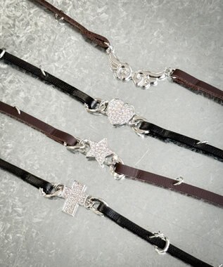 WEGO LキラモチーフPUチョーカー 柄4