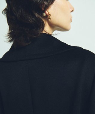 GRACE CONTINENTAL カシミヤガウンコート ブラック