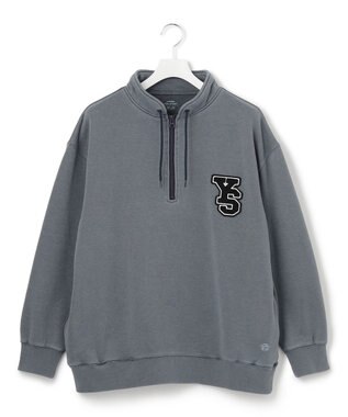J.PRESS YORK STREET 【UNISEX】ハーフZIPスタンドネック トレーナー