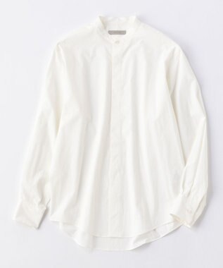 UNFILO MENS コンフォート バンドカラーシャツ  [24年秋冬商品] オフ