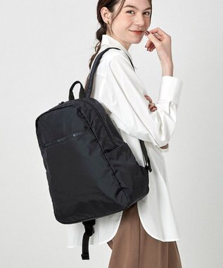 LeSportsac DAILY BACKPACK/リサイクルドブラックJP リサイクルドブラックJP