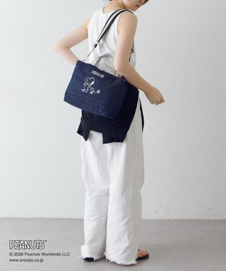 russet 《PEANUTS×russet》リバーシブルトートバッグ(CE-1744) Indigo