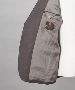 GOTAIRIKU 【DELFINO/デルフィノ】ハニーウェイ SUPER150's スーツ ダークブラウン系