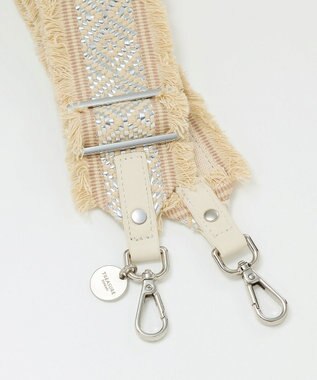 TOPKAPI 【TREASURE TOPKAPI】フリンジ ショルダーベルト 70mm シルバー