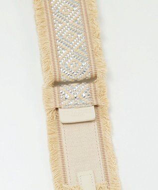 TOPKAPI 【TREASURE TOPKAPI】フリンジ ショルダーベルト 70mm シルバー