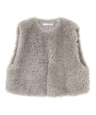 Green Parks ・ＥＬＥＮＣＡＲＥ　ＤＵＥ　シープファーベスト Gray Beige