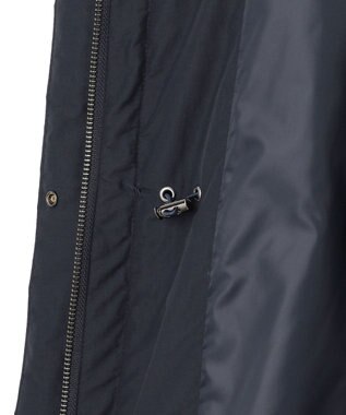 ICB L 【WEB＆一部店舗限定・撥水加工】ADSダウン  フーデットロングコート ネイビー系