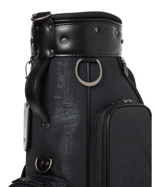 DAKS 【DAKS GOLF】130周年JQDトロリーキャディバッグ チャコール