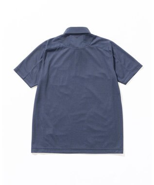 JOSEPH ABBOUD MOUNTAIN 【吸水速乾・通気性】ミズノコラボ DRY AEROFLOW ポロシャツ ネイビー系
