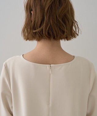 YECCA VECCA 【2点SET】バックフリルデザインセットアップ Ivory