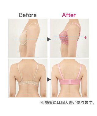 BRADELIS New York 【BRADELIS New York / 育乳補整ブラ・STEP1 集める】ジャスミンステップ1ブラ24S2 ピンク