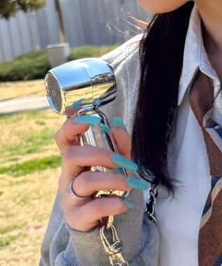 WEGO 【暑さ対策】ターボミニハンディファン シルバー