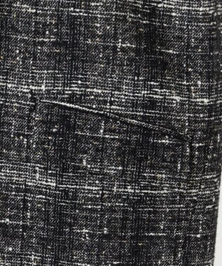 23区 【R(アール)】GIOLICAネップチェックツイード コート ブラック系