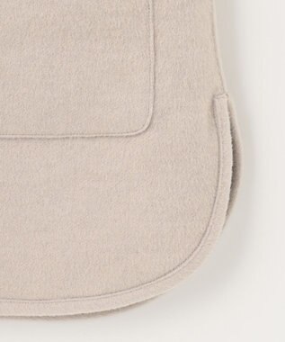 ANY SIS トリミングウールリバー コート アイボリーベージュ