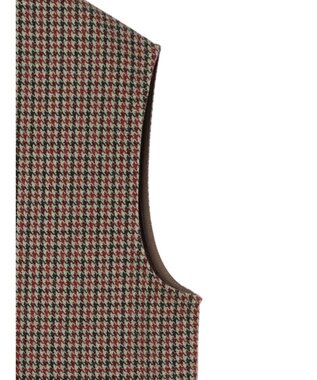 earth music&ecology 圧縮ニットＺＩＰジャンスカ Gunclub Check