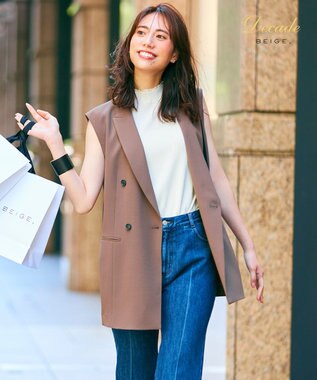 BEIGE， CINDY / ジレ Mocha